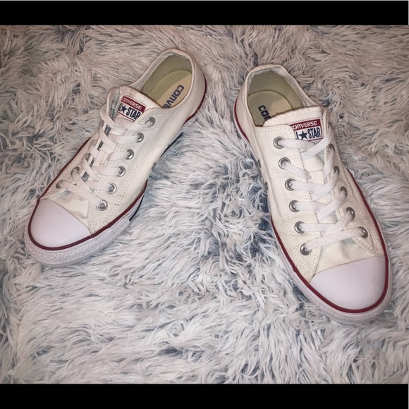 🛹Converse 10 White Low Top All-Star Shoes🛹 - Picture 4 of 11
